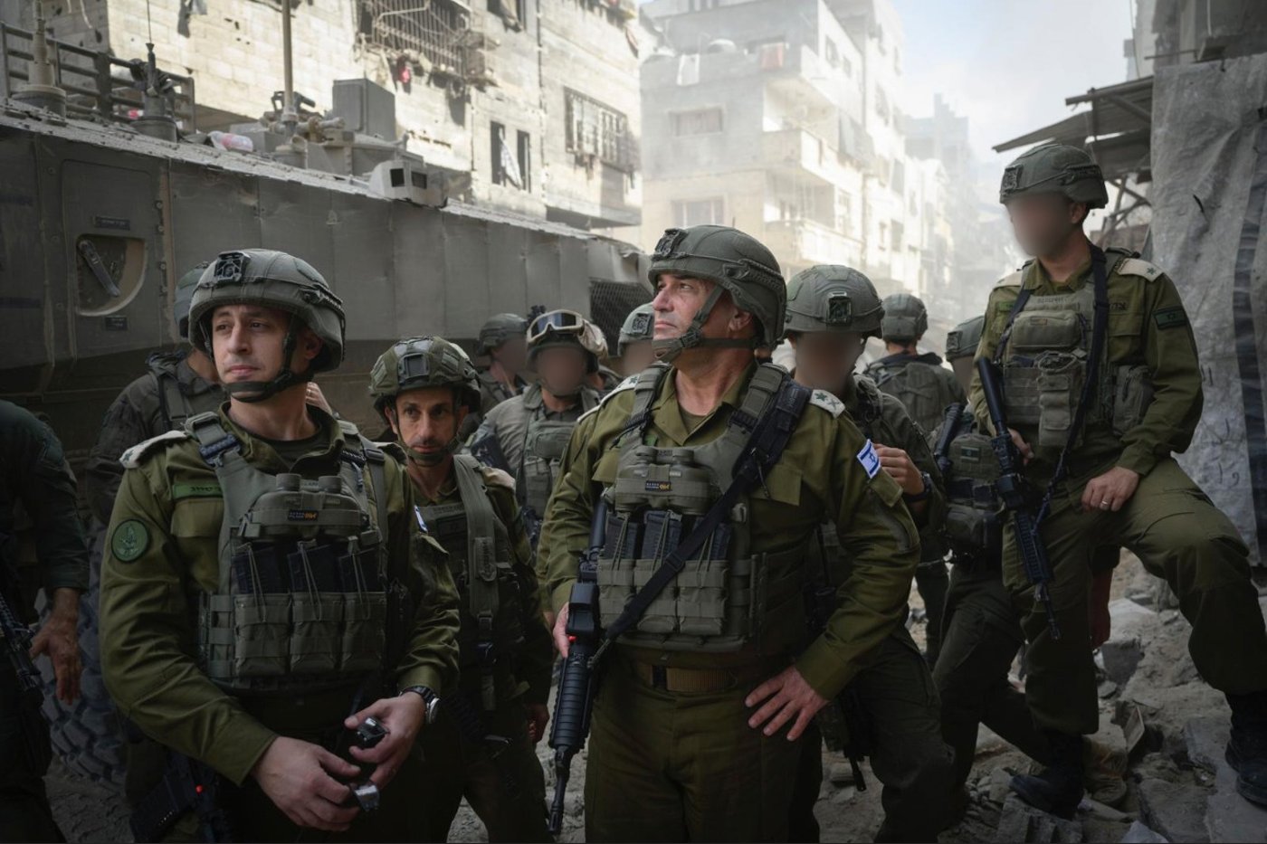 הרמטכ"ל הצטרף ללוחמים ברצועת עזה - ורמז על ההתפתחויות מול חמאס