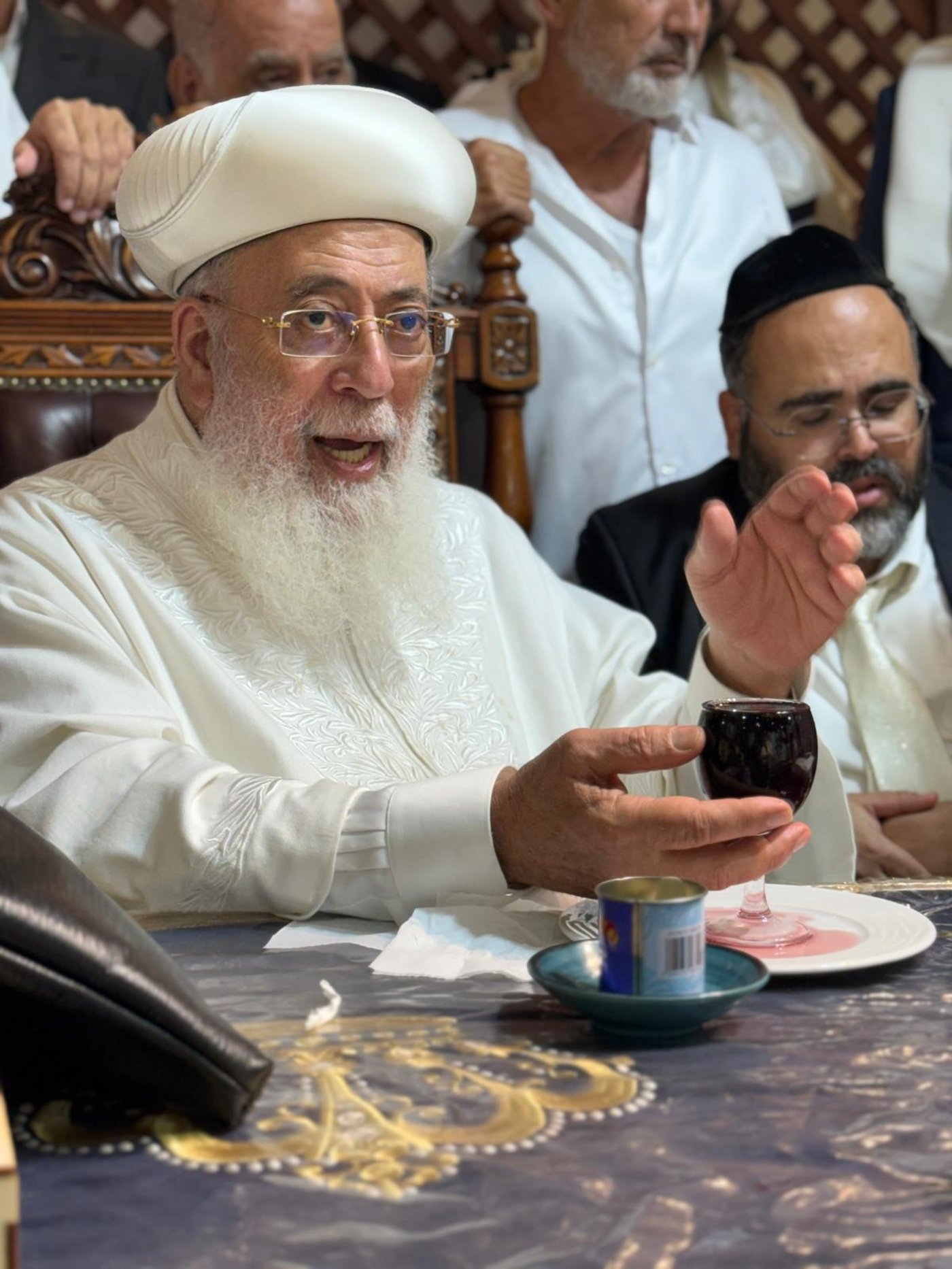 מוצאי יום כיפור אצל הראשל"צ הגרש"מ עמאר