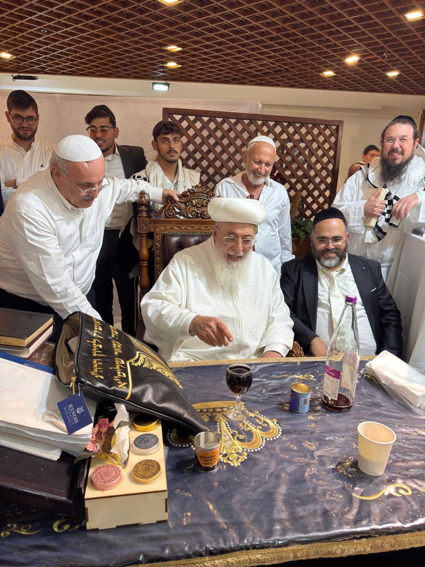מוצאי יום כיפור אצל הראשל"צ הגרש"מ עמאר
