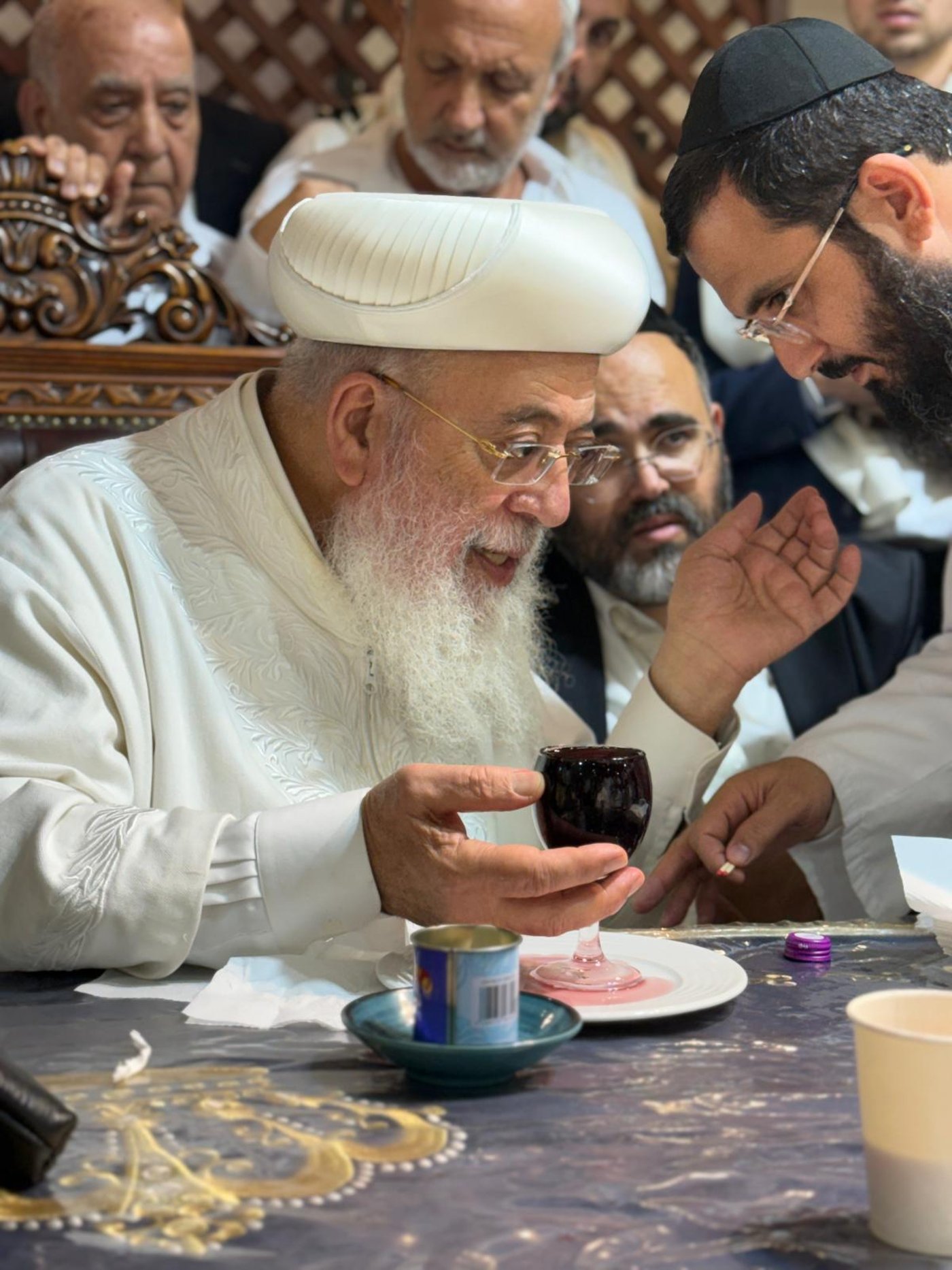 מוצאי יום כיפור אצל הראשל"צ הגרש"מ עמאר