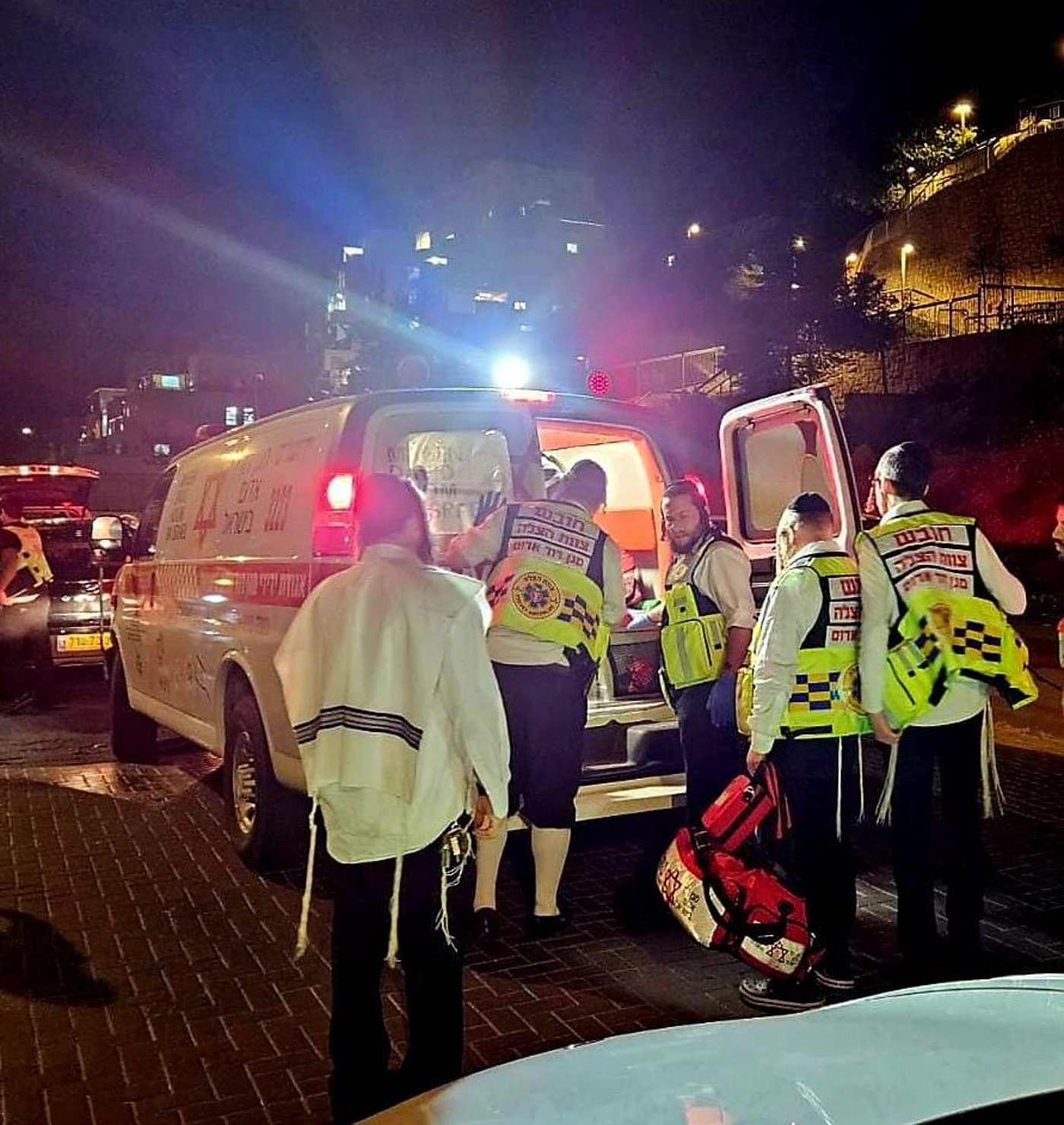 פינוי הילד לבית החולים