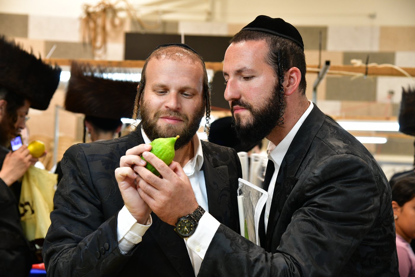 אווירת ערב חג הסוכות בעיר אשדוד