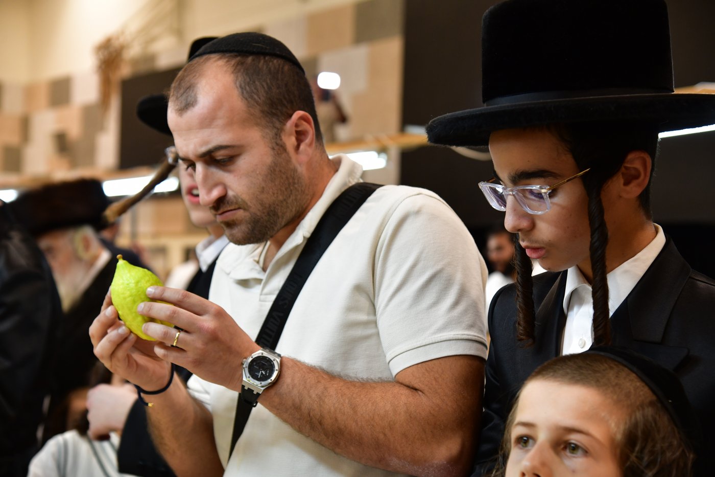 אווירת ערב חג הסוכות בעיר אשדוד