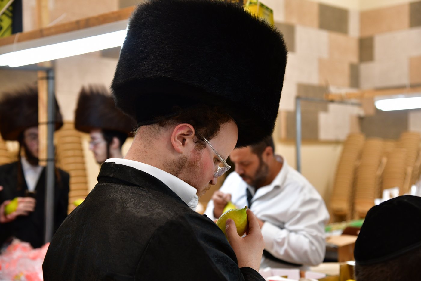 אווירת ערב חג הסוכות בעיר אשדוד
