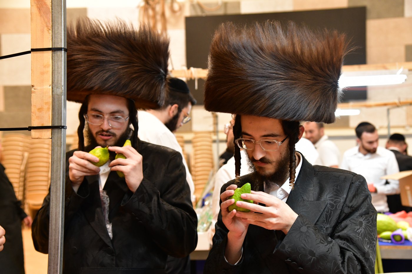 אווירת ערב חג הסוכות בעיר אשדוד