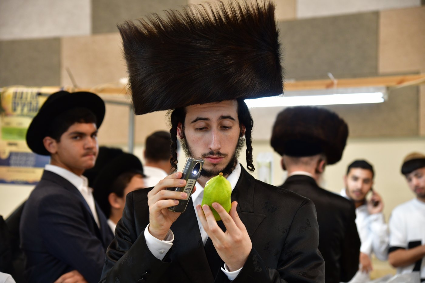 אווירת ערב חג הסוכות בעיר אשדוד