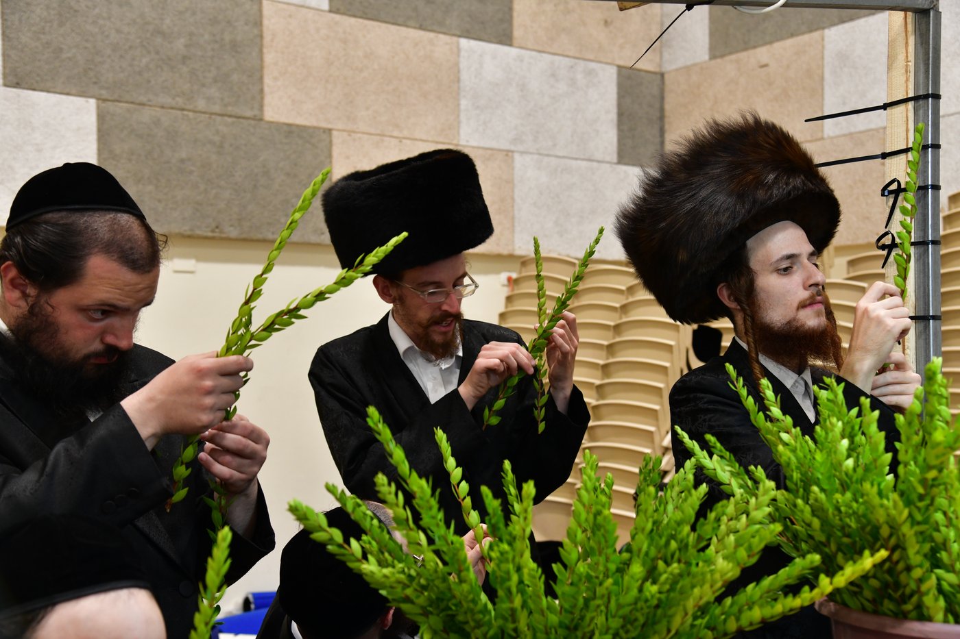 אווירת ערב חג הסוכות בעיר אשדוד