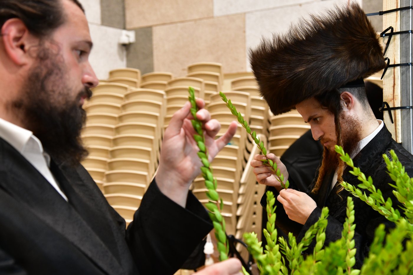 אווירת ערב חג הסוכות בעיר אשדוד