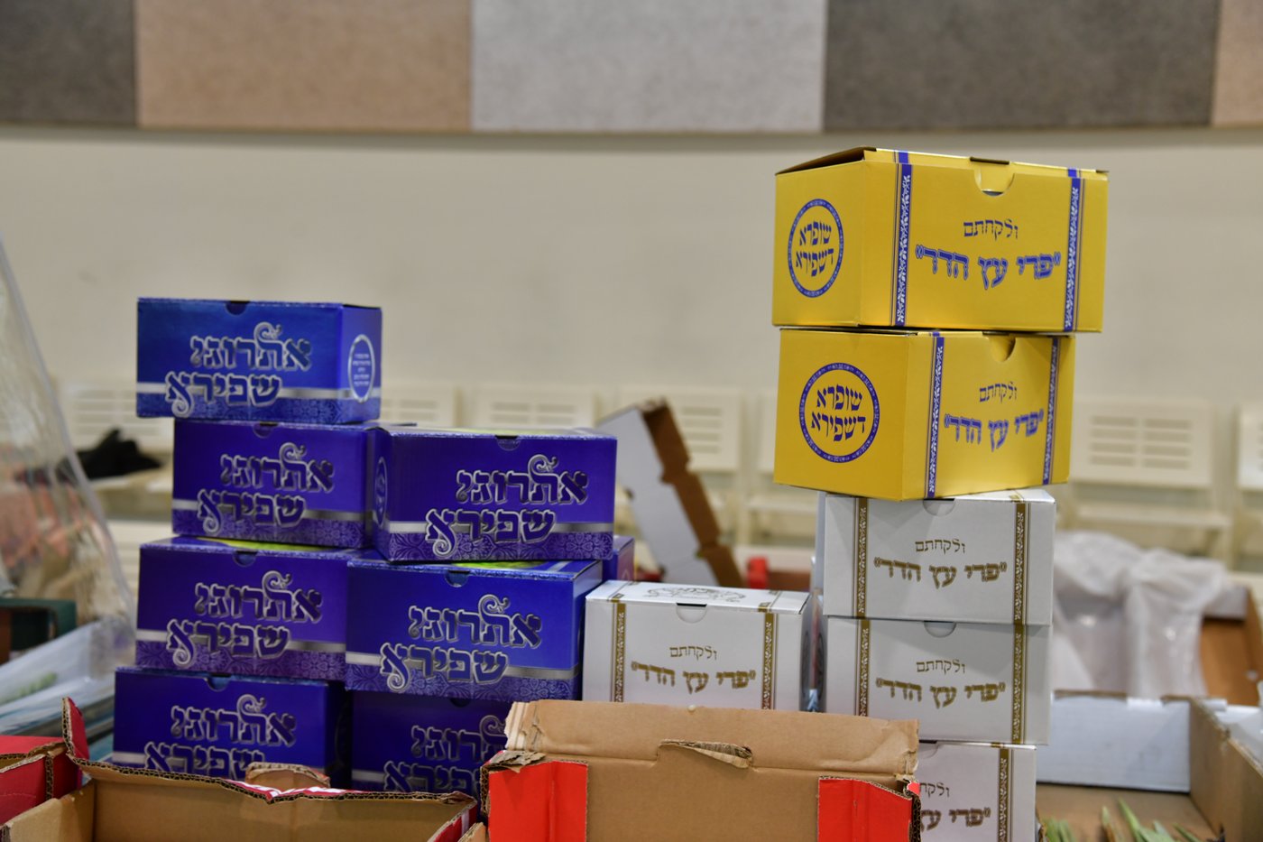 אווירת ערב חג הסוכות בעיר אשדוד