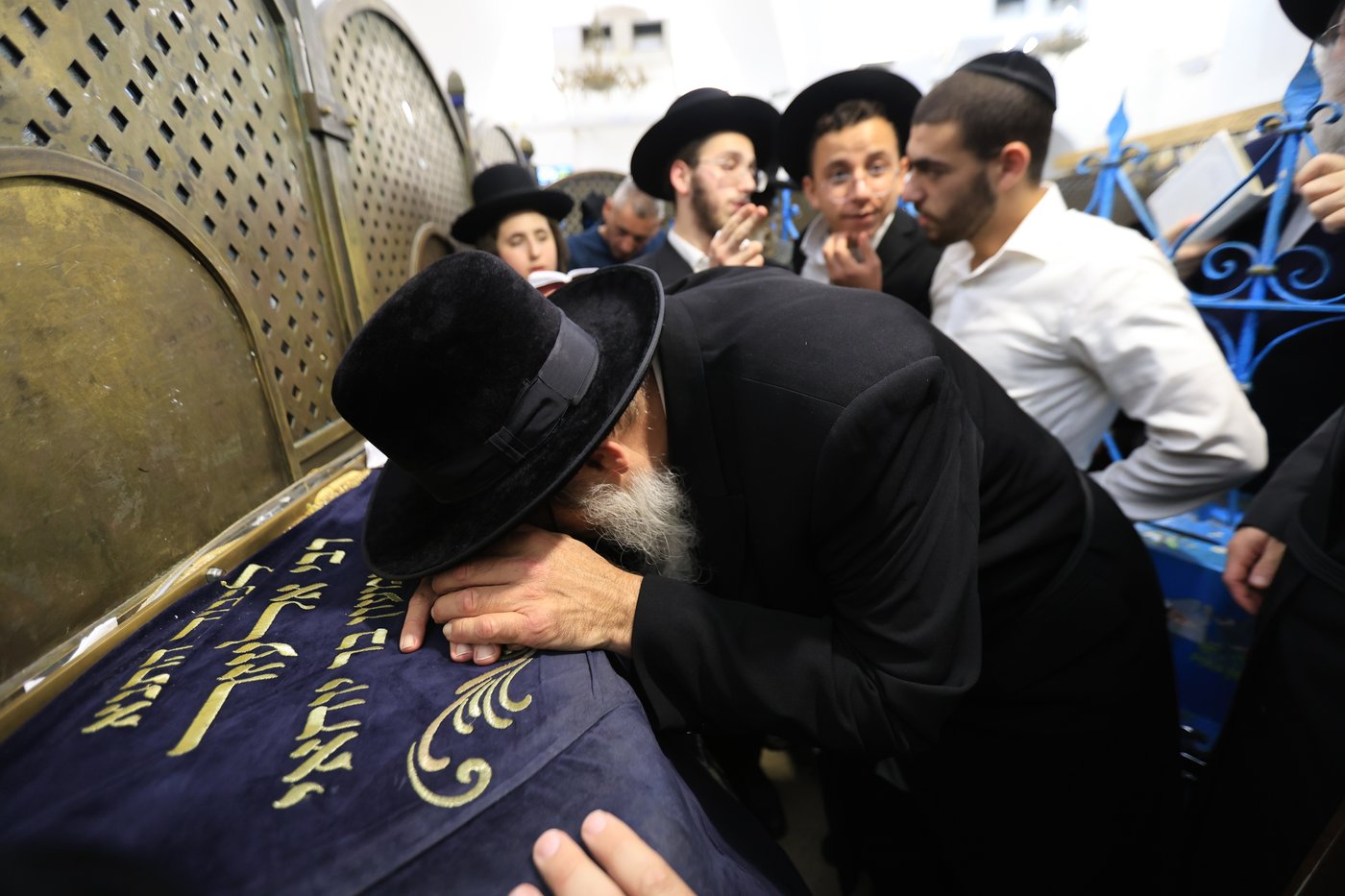 האדמו"ר מאשלג באתרא קדישא מירון