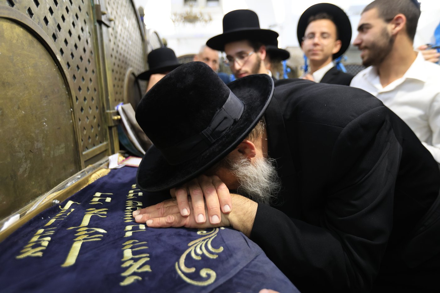 האדמו"ר מאשלג באתרא קדישא מירון