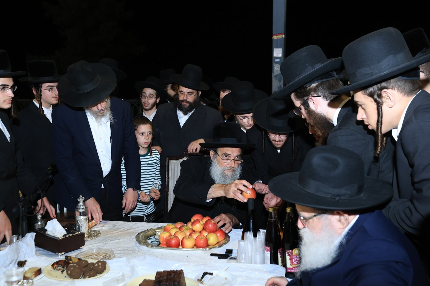 האדמו"ר מאשלג באתרא קדישא מירון
