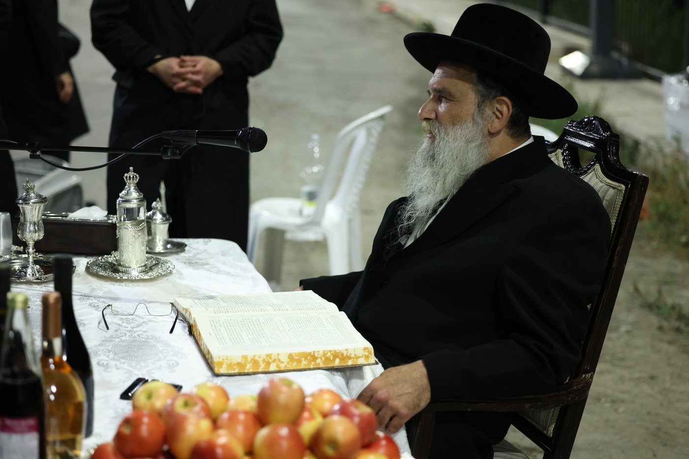 האדמו"ר מאשלג באתרא קדישא מירון