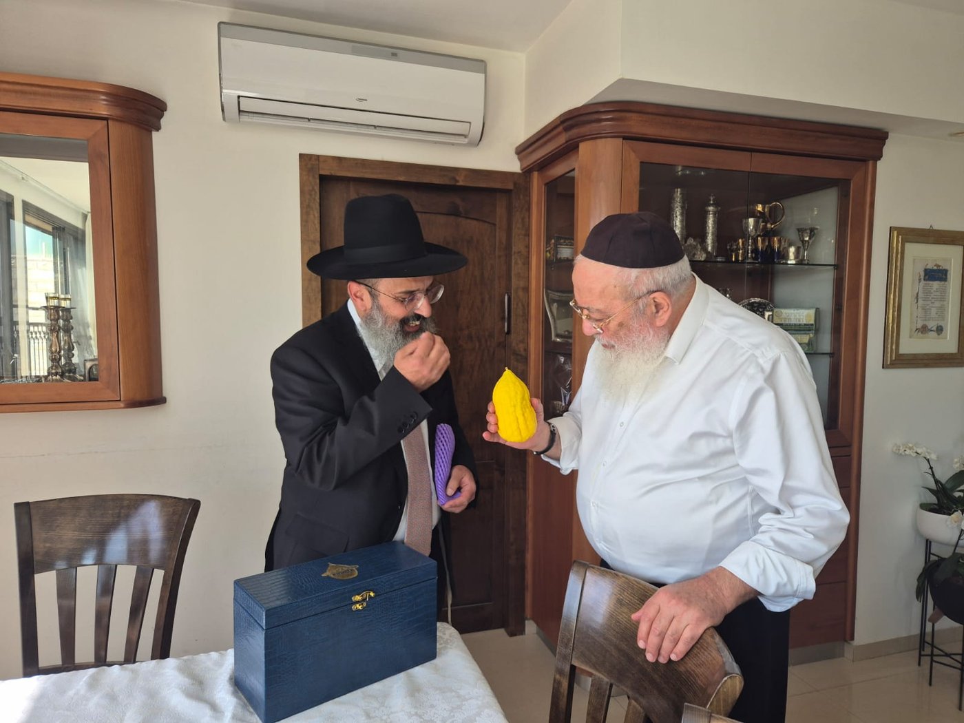 הגרש"מ עמאר בבדיקת אתרוגים