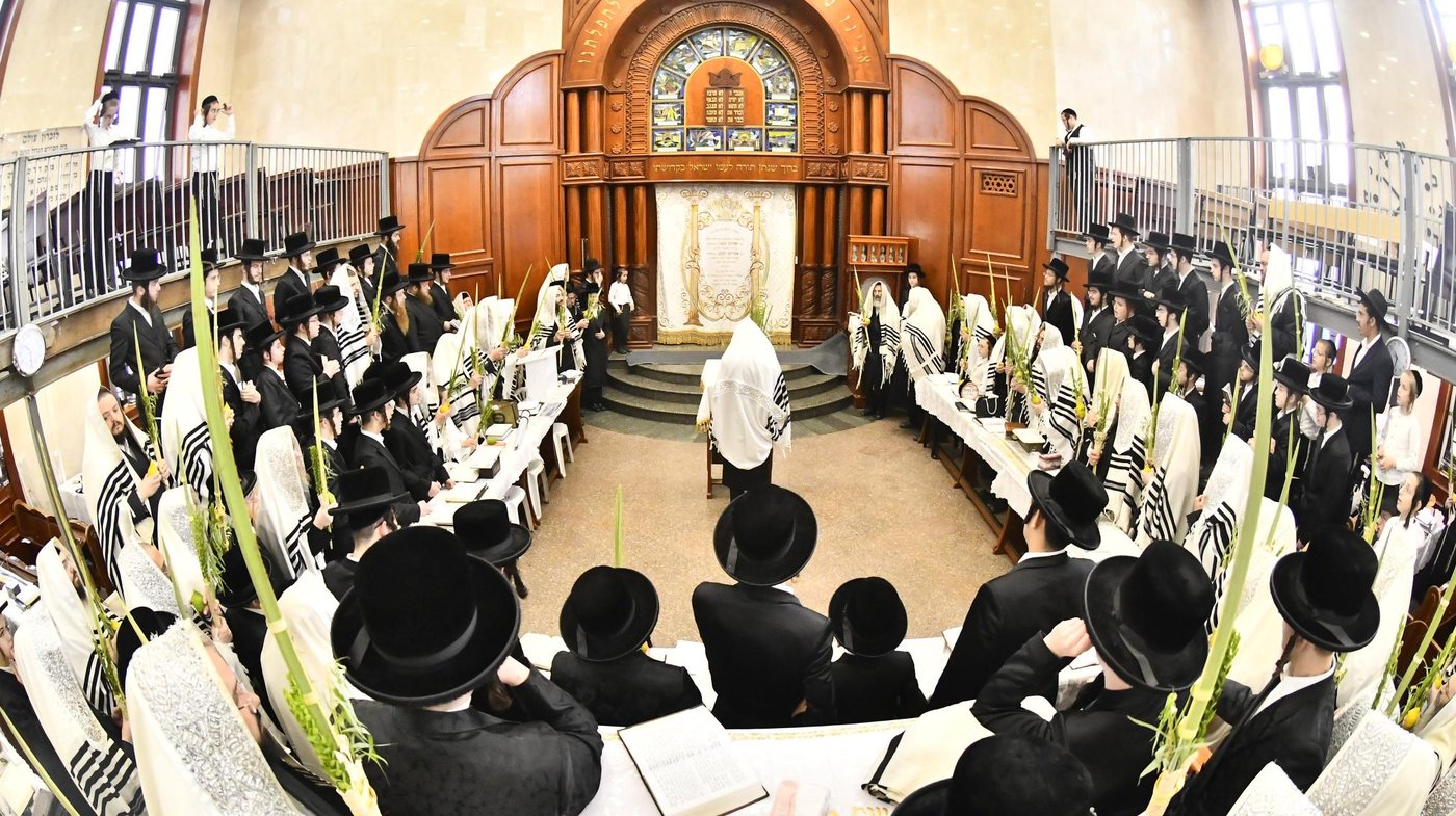 האדמו"ר מסאדיגורה בנטילת לולב