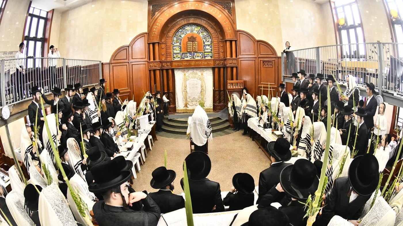 האדמו"ר מסאדיגורה בנטילת לולב