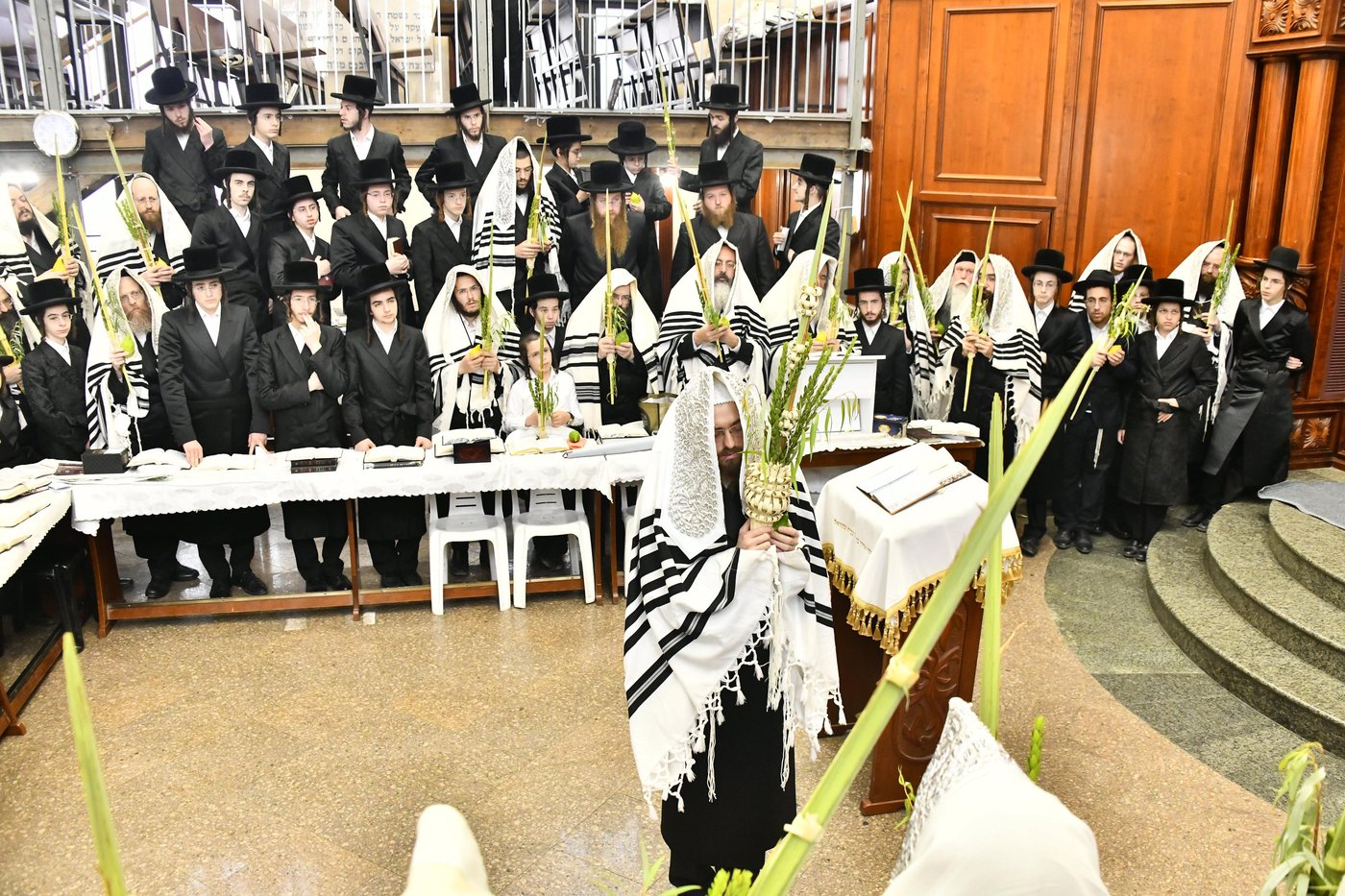 האדמו"ר מסאדיגורה בנטילת לולב