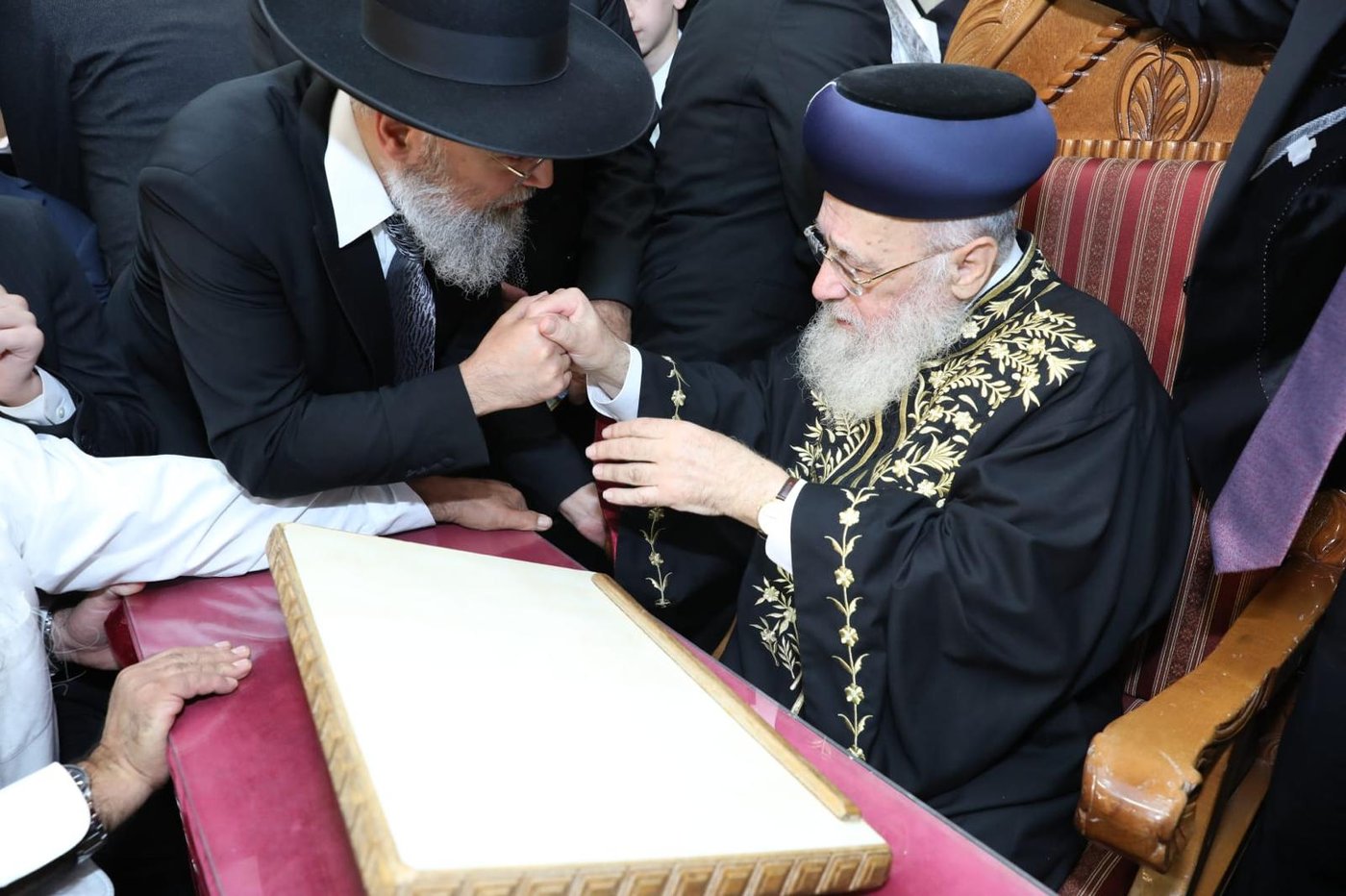 'הקבלת פני רבו' לראשל"צ הגר"י יוסף