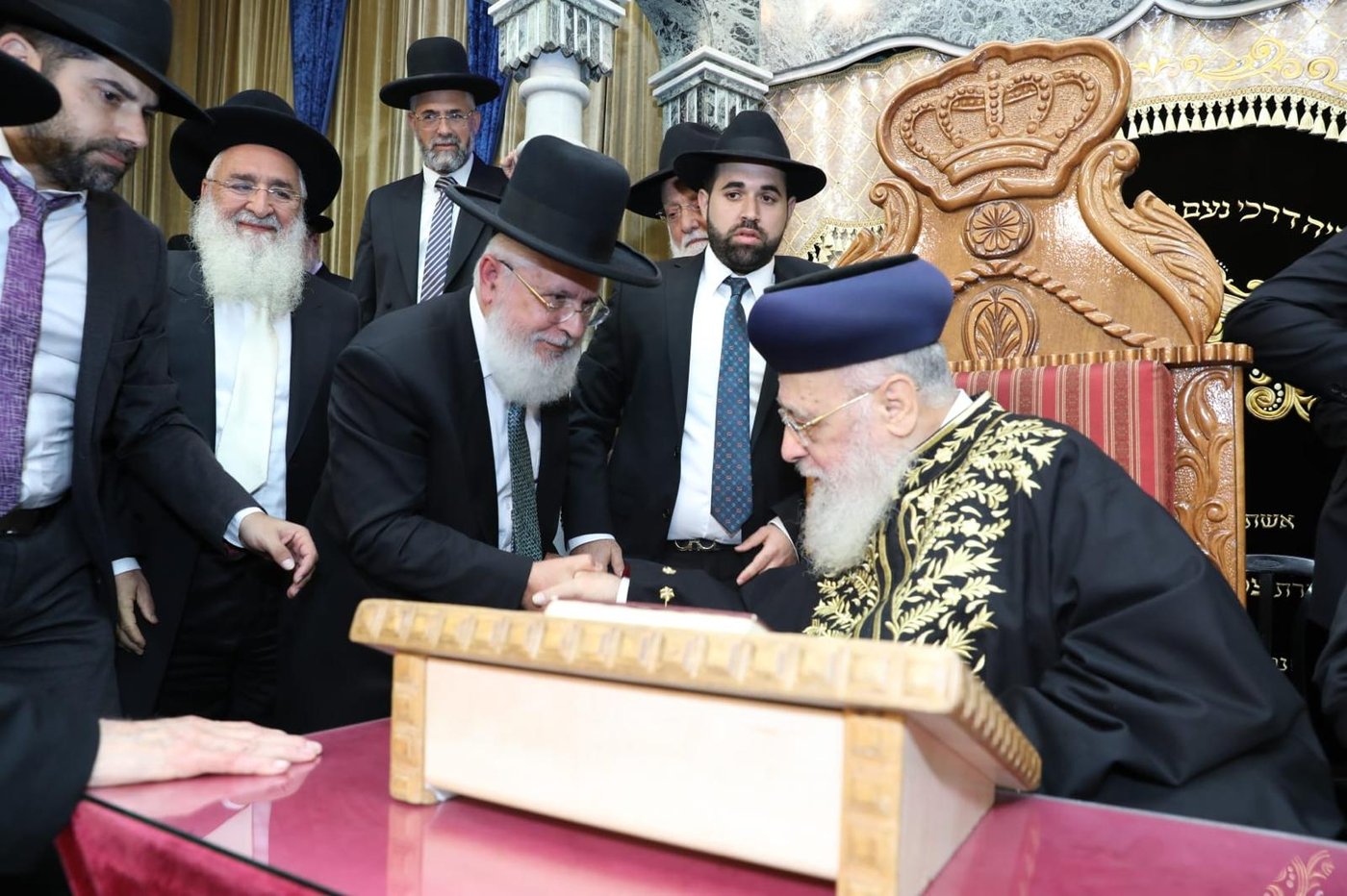 'הקבלת פני רבו' לראשל"צ הגר"י יוסף