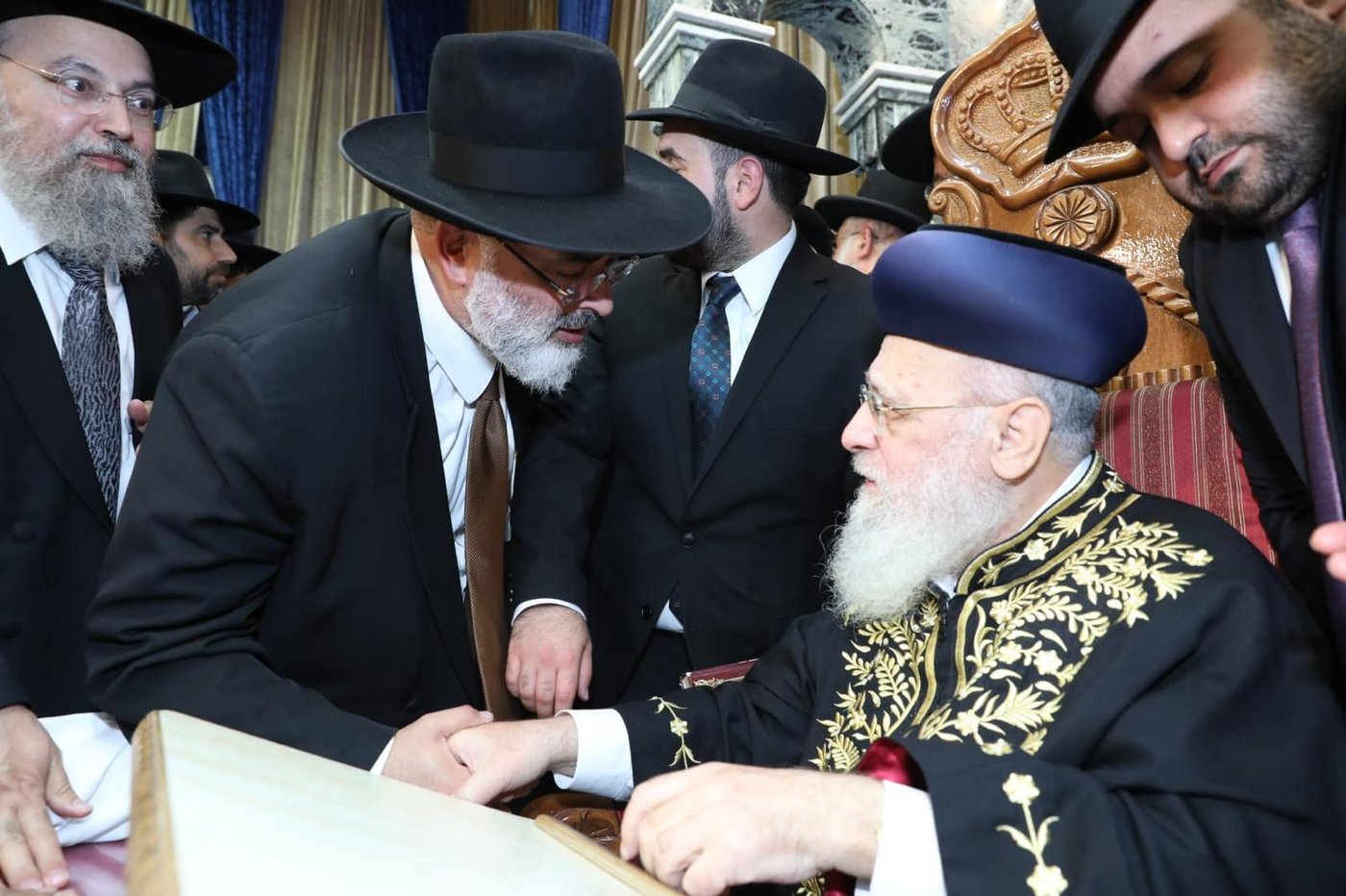 'הקבלת פני רבו' לראשל"צ הגר"י יוסף