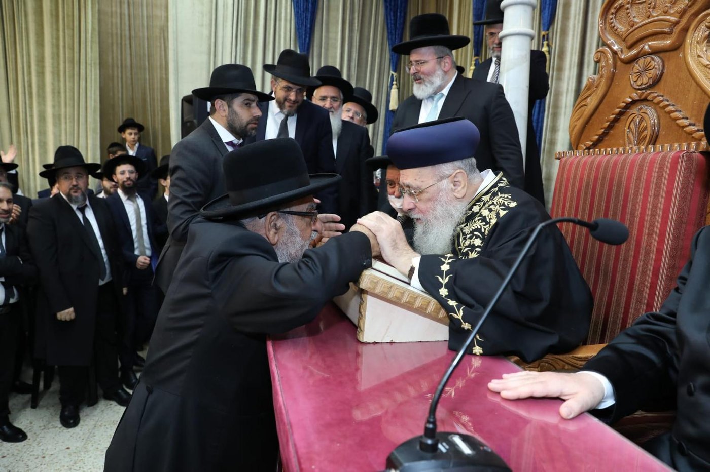 'הקבלת פני רבו' לראשל"צ הגר"י יוסף