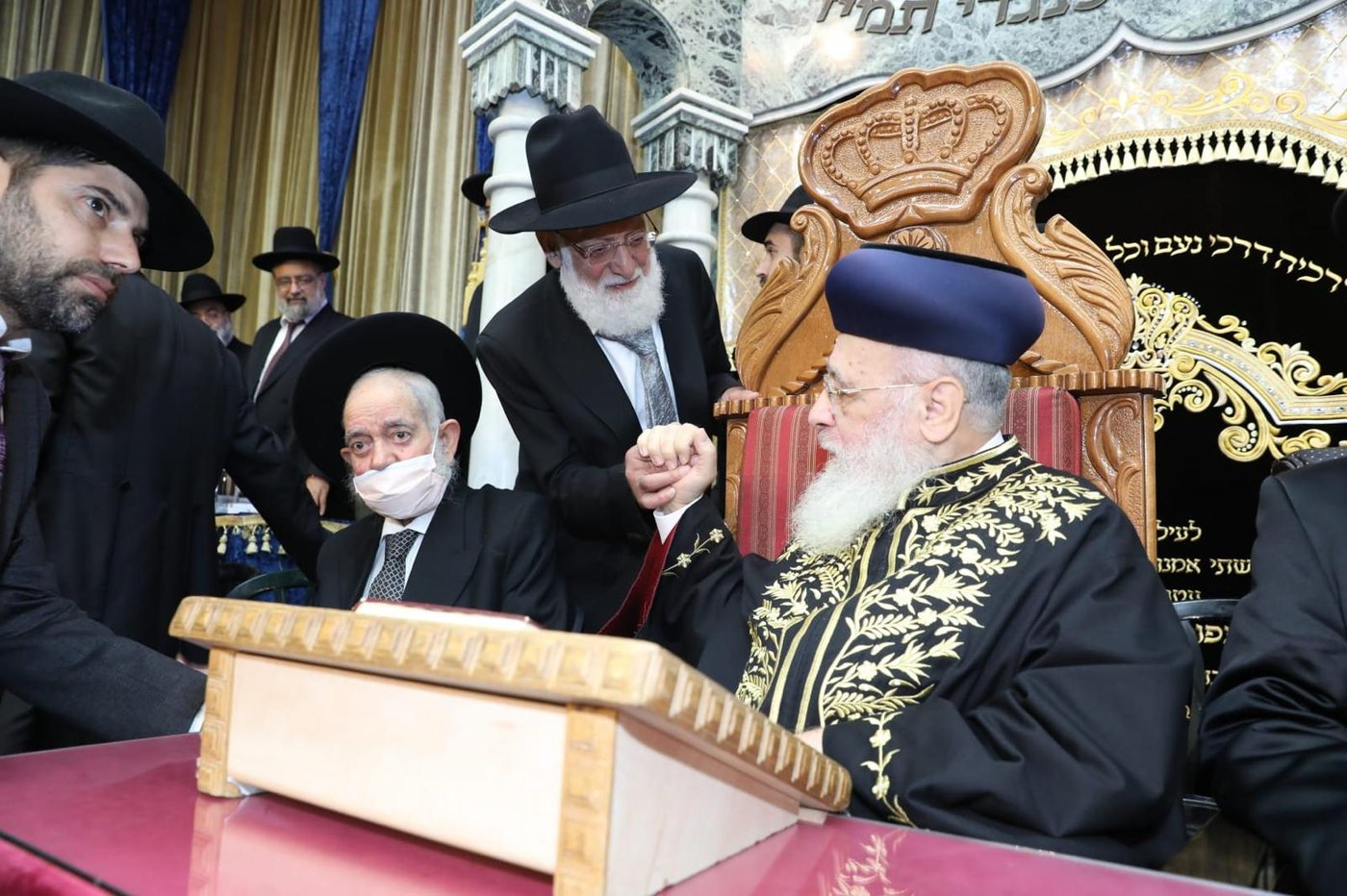 'הקבלת פני רבו' לראשל"צ הגר"י יוסף