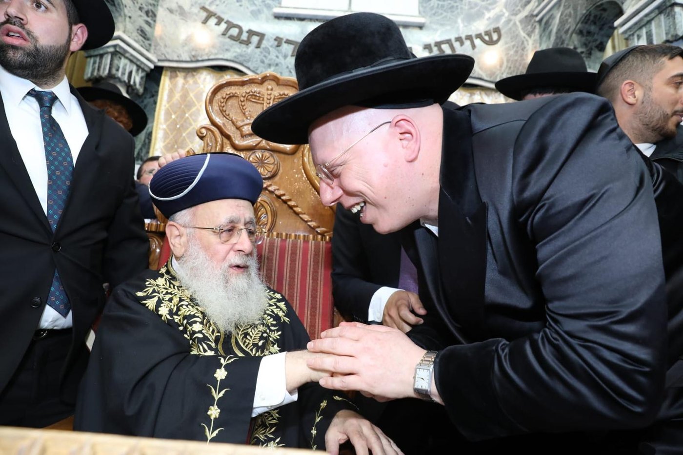 'הקבלת פני רבו' לראשל"צ הגר"י יוסף