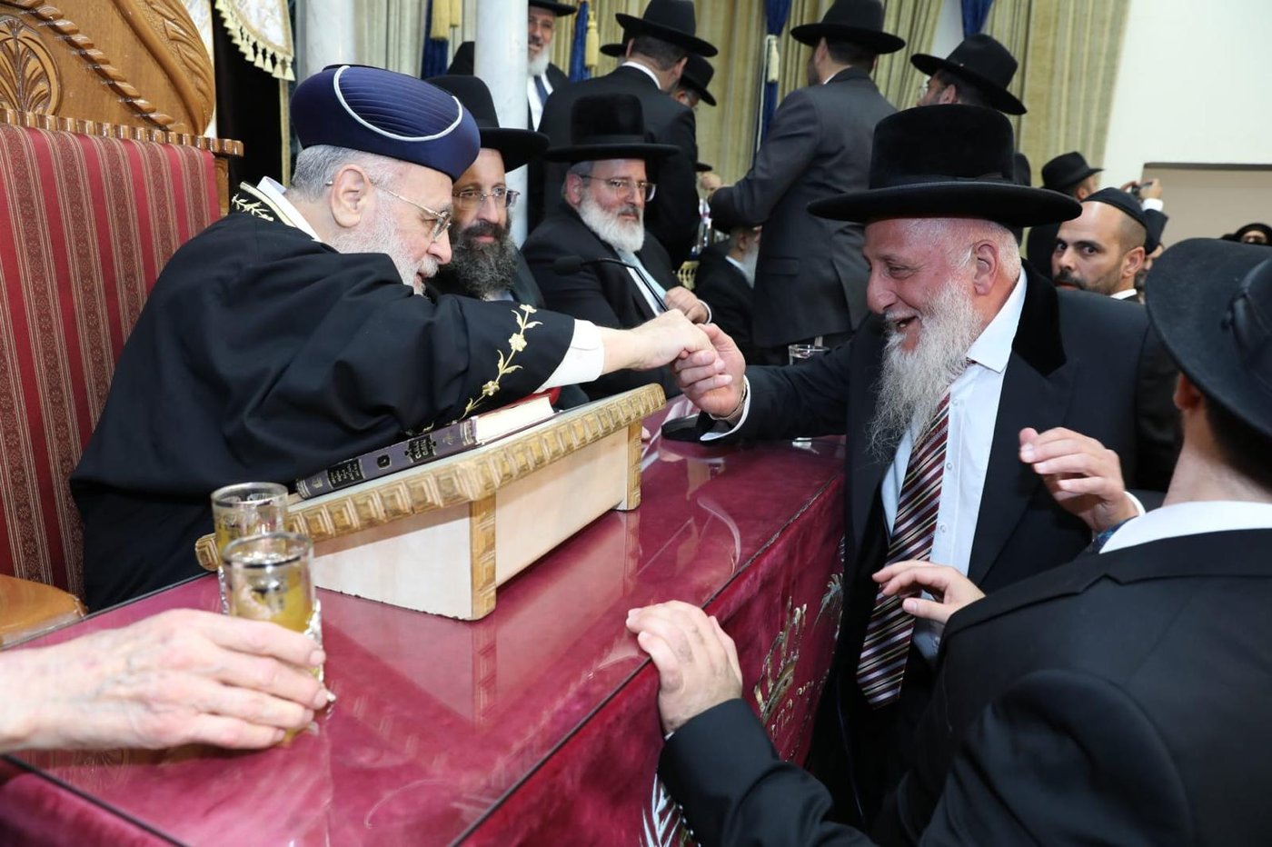 'הקבלת פני רבו' לראשל"צ הגר"י יוסף
