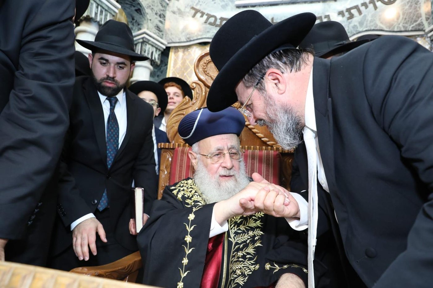 'הקבלת פני רבו' לראשל"צ הגר"י יוסף