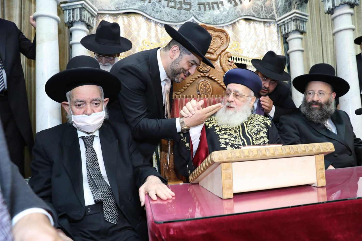 'הקבלת פני רבו' לראשל"צ הגר"י יוסף