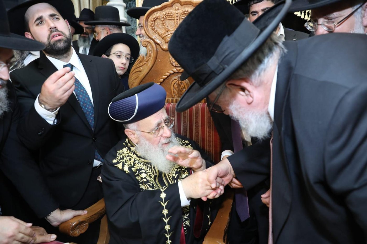 'הקבלת פני רבו' לראשל"צ הגר"י יוסף