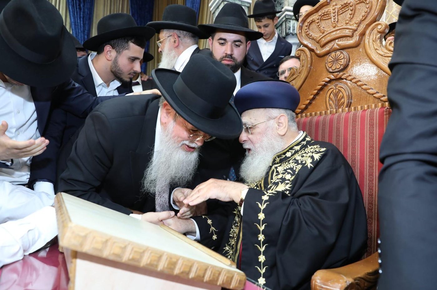 'הקבלת פני רבו' לראשל"צ הגר"י יוסף