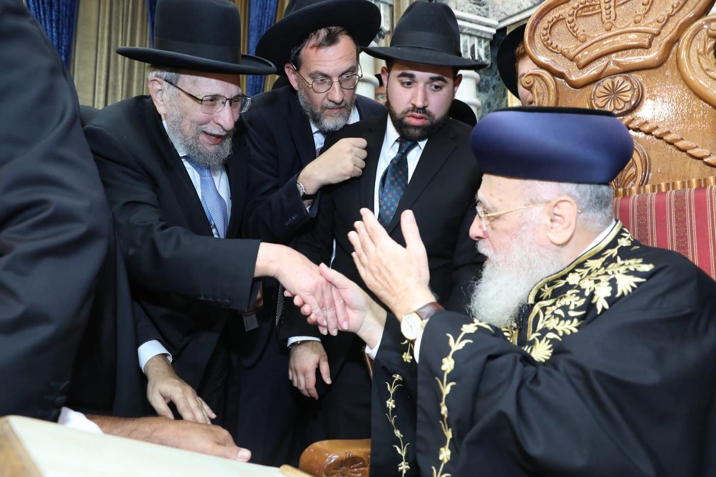'הקבלת פני רבו' לראשל"צ הגר"י יוסף