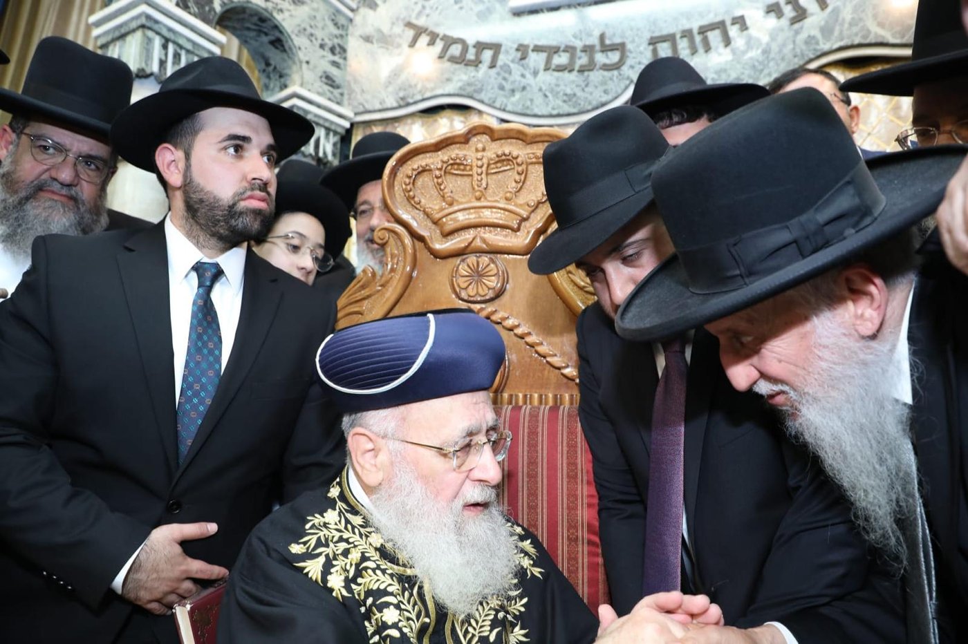 'הקבלת פני רבו' לראשל"צ הגר"י יוסף