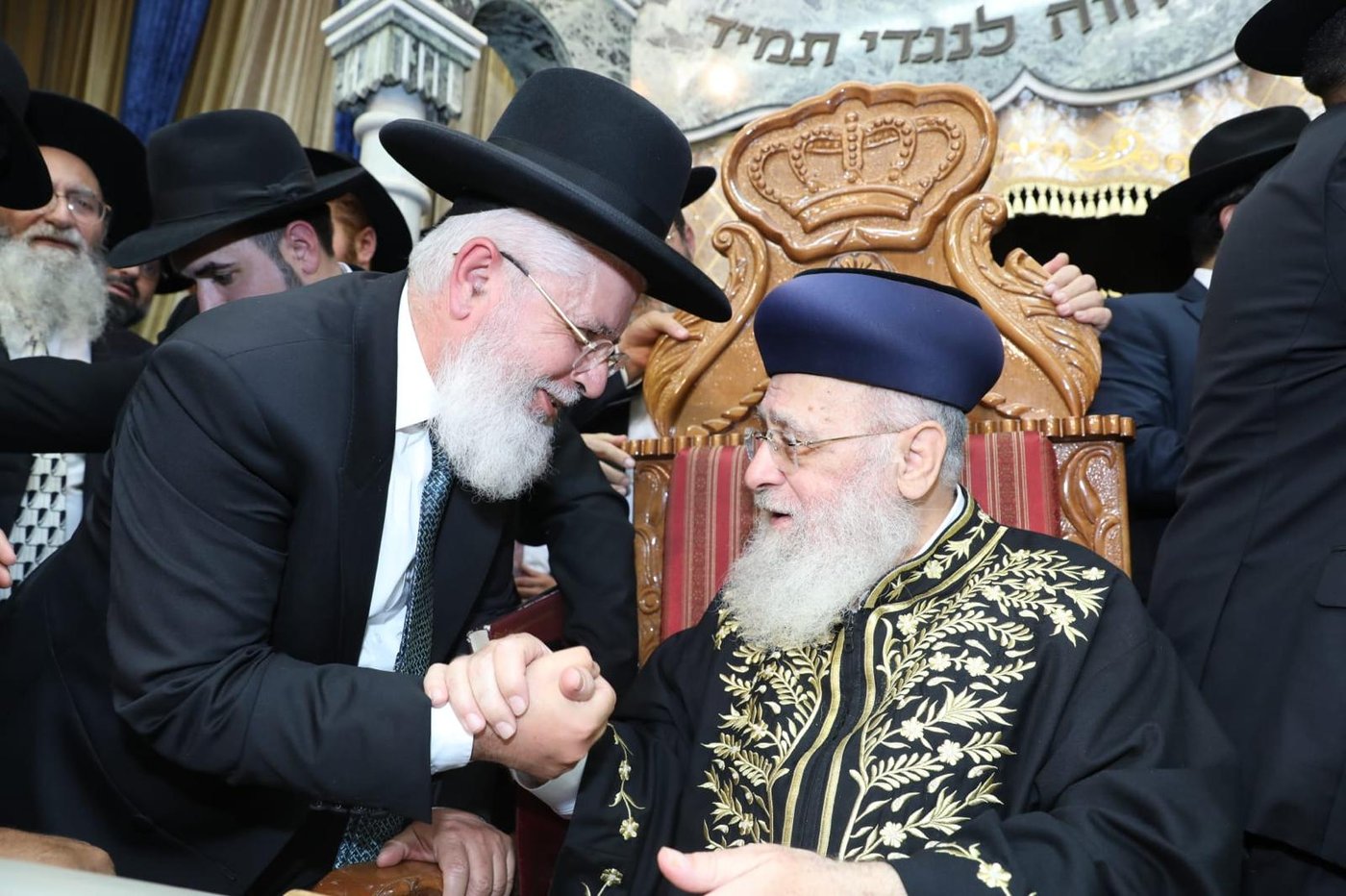 'הקבלת פני רבו' לראשל"צ הגר"י יוסף