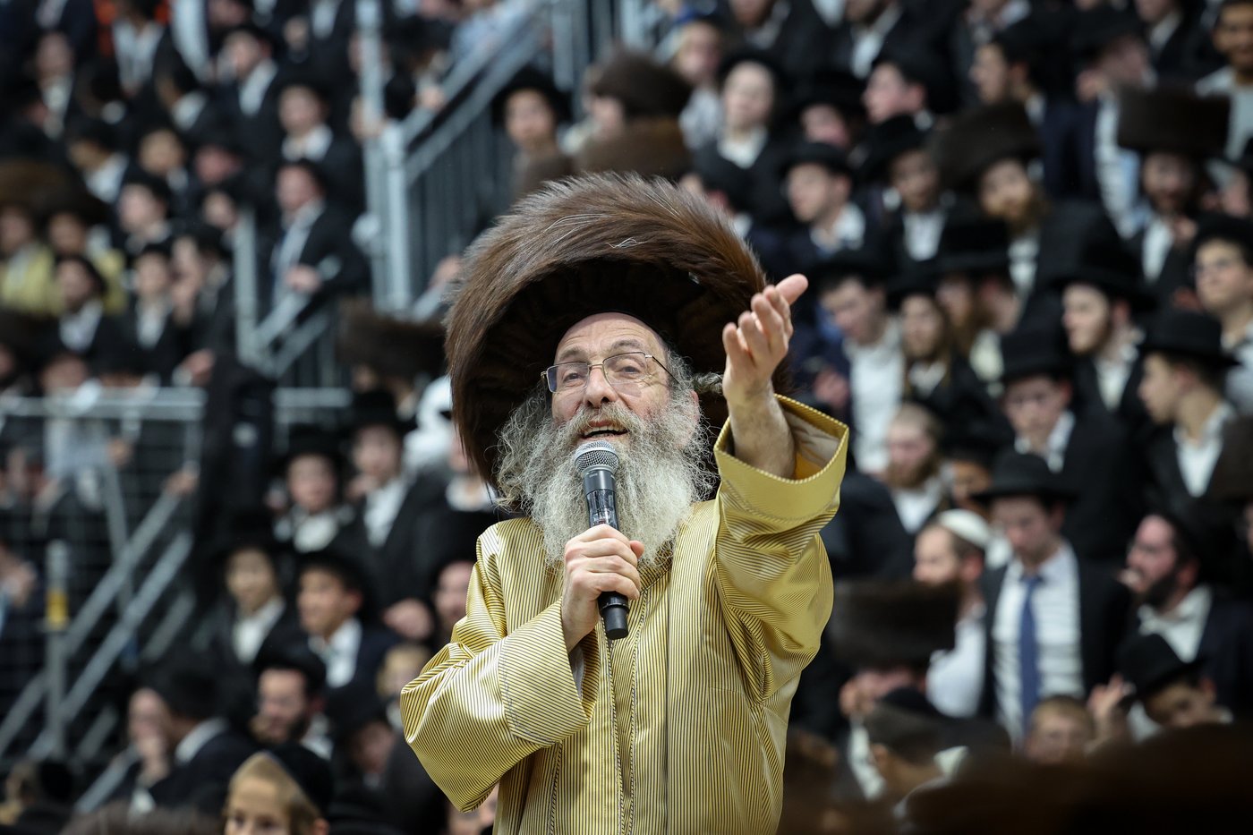 הגה"צ רבי אלימלך בידרמן בשמחת בית השואבה