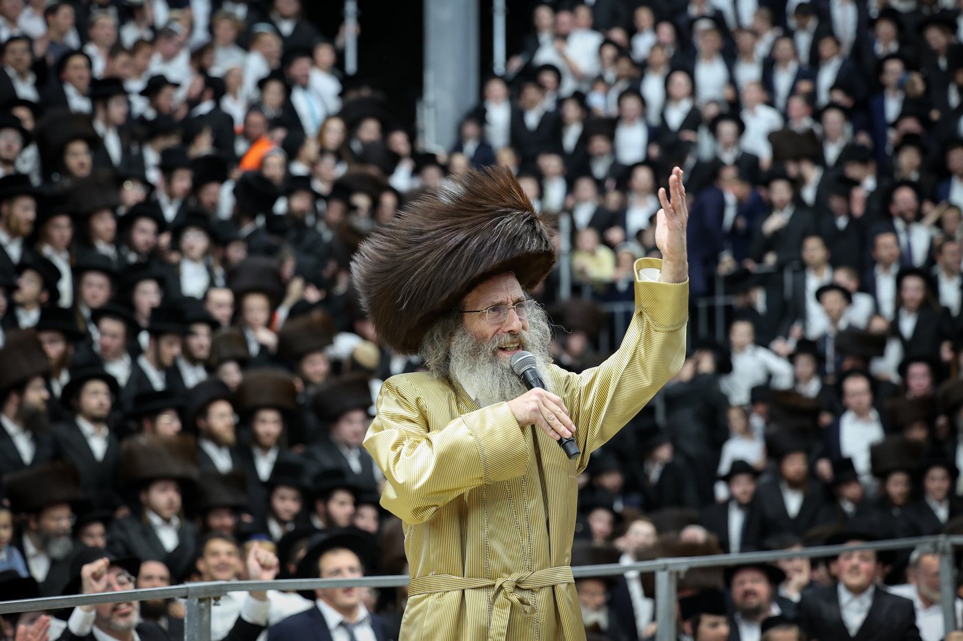 הגה"צ רבי אלימלך בידרמן בשמחת בית השואבה