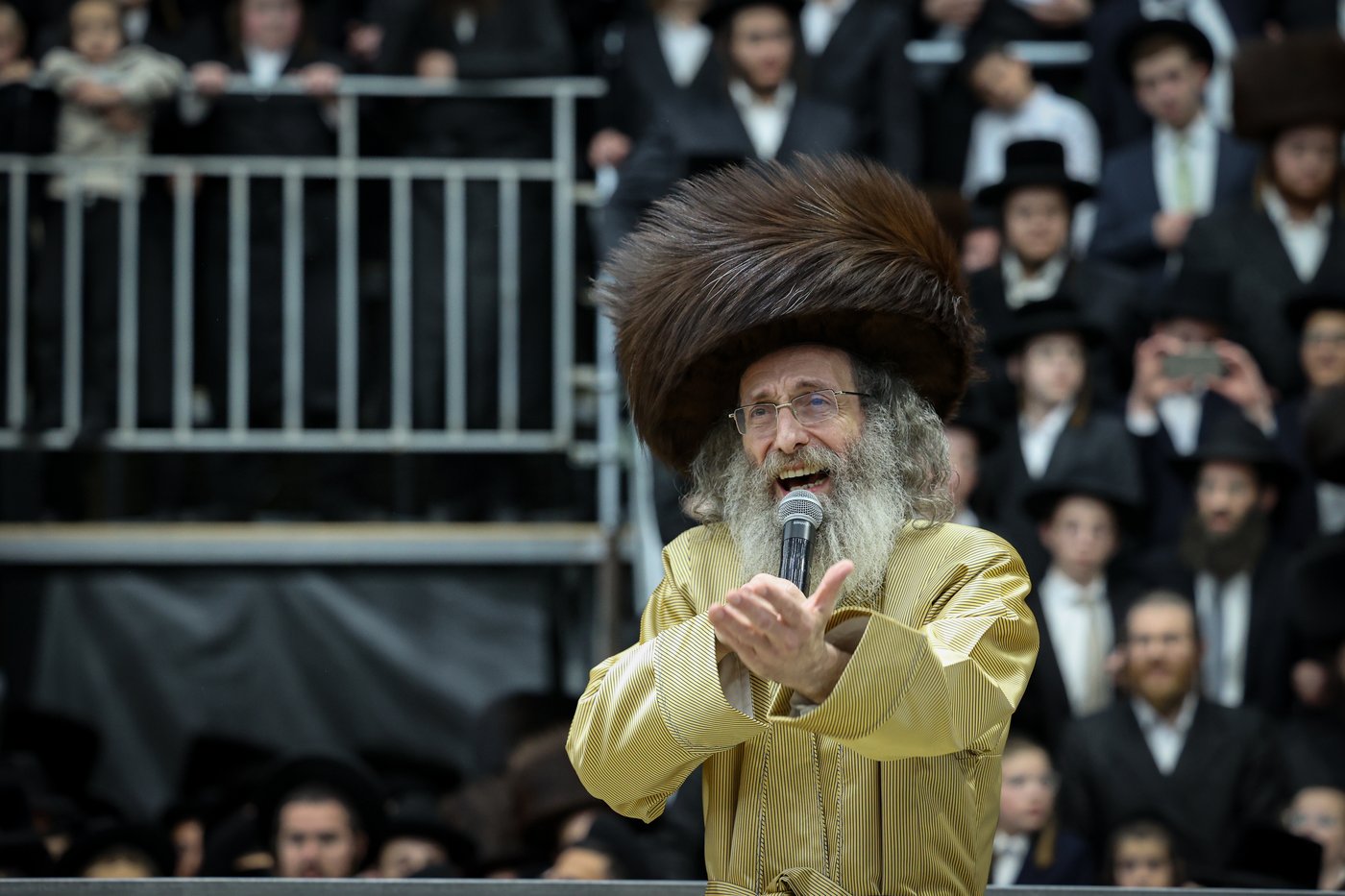 הגה"צ רבי אלימלך בידרמן בשמחת בית השואבה