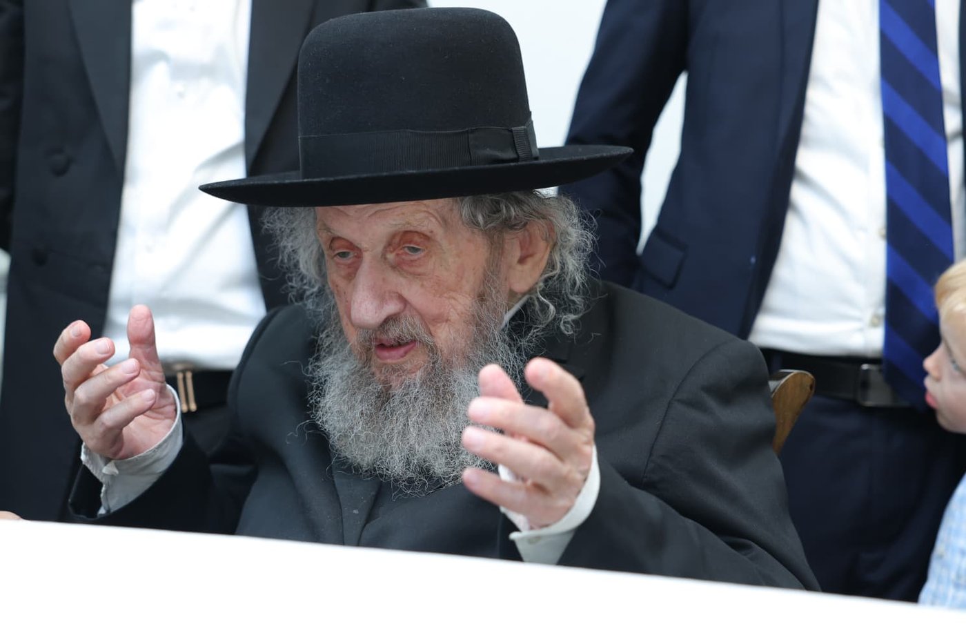 הגר"ד לנדו אצל הגר"מ גריינמן, סוכות תשפ"ו