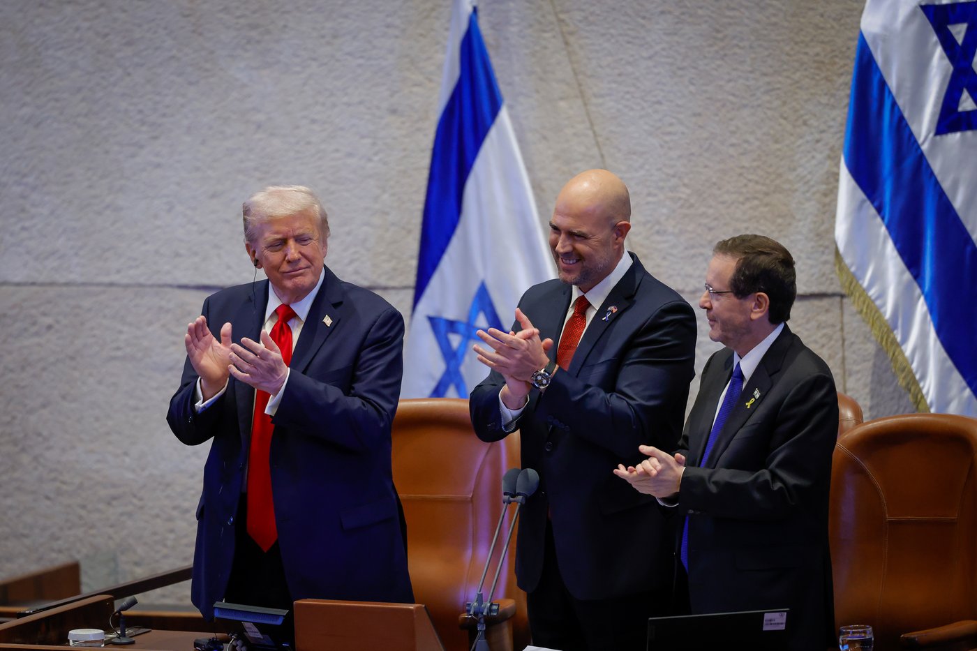 יום היסטורי: נשיא ארה"ב דונלד טראמפ בכנסת ישראל | גלריה חגיגית 
