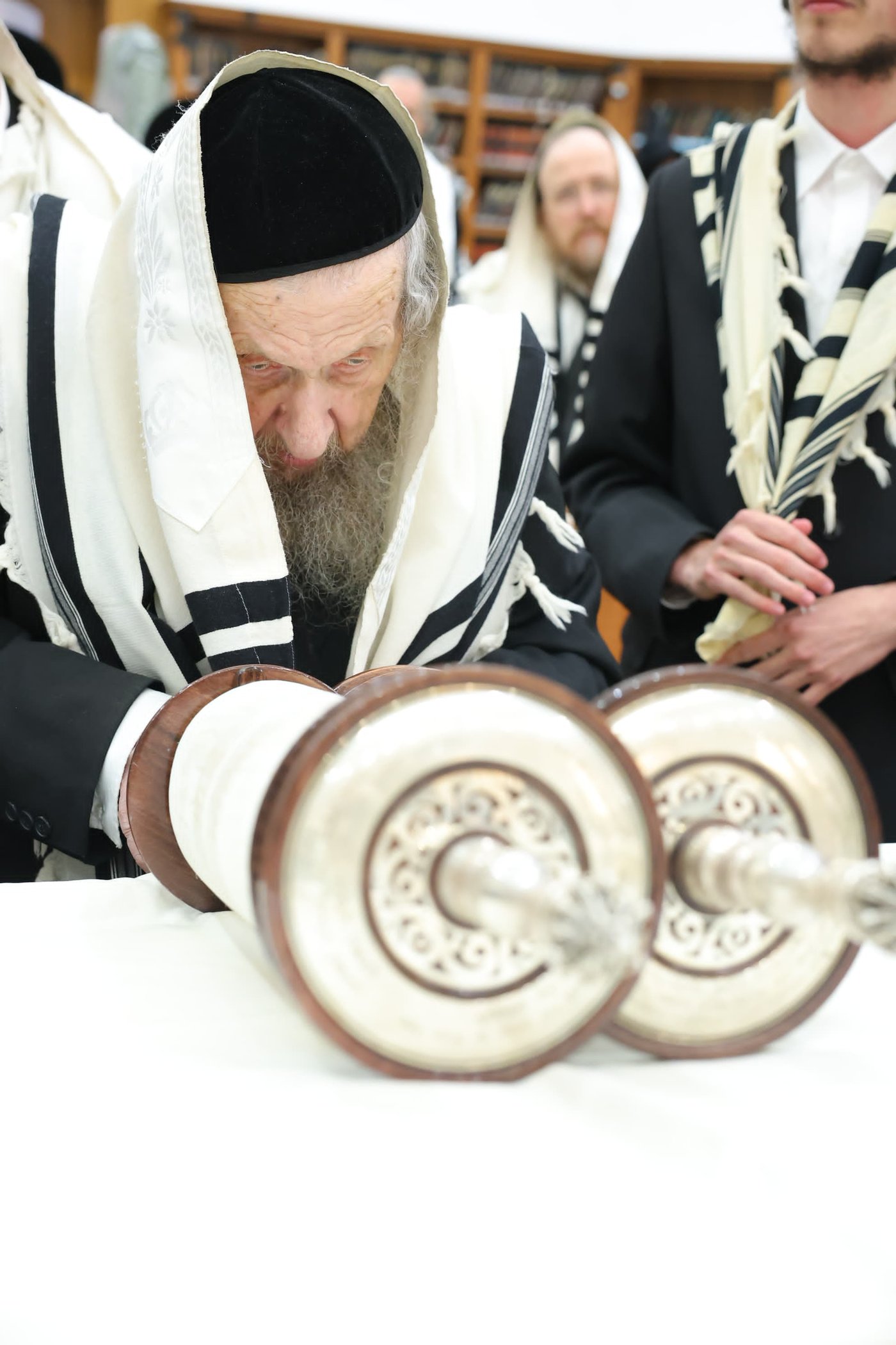הושענא רבה אצל הגר"ד לנדו