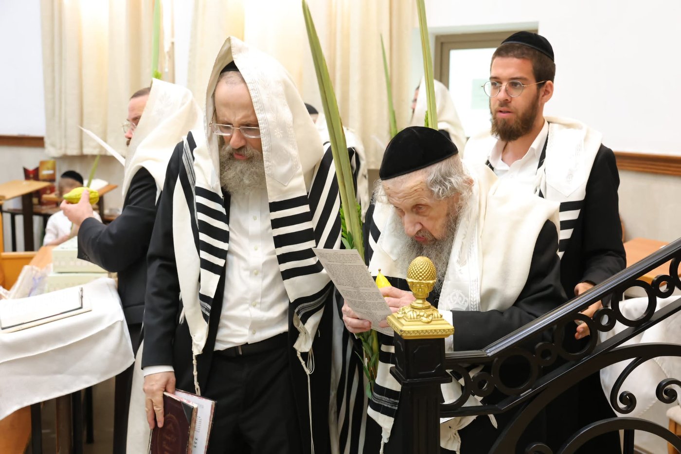הושענא רבה אצל הגר"ד לנדו