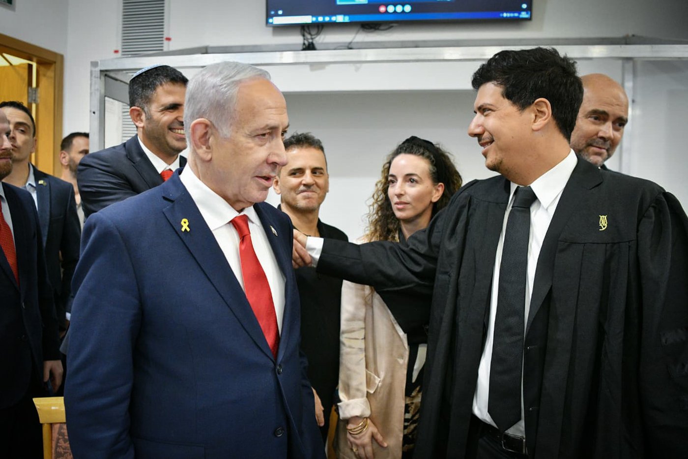נתניהו בפתח משפטו, הבוקר