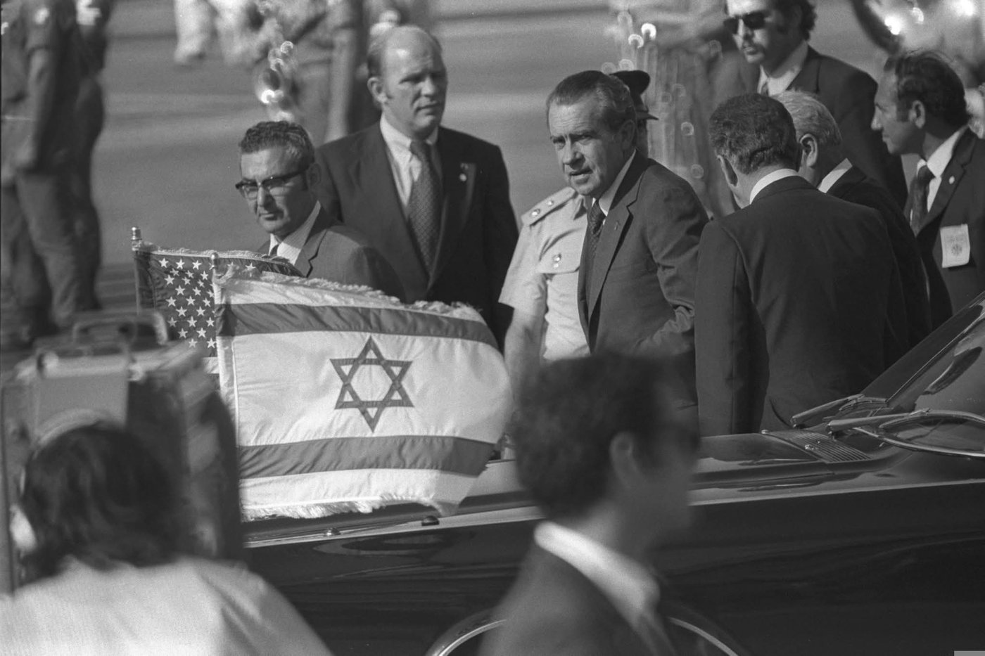 ניקסון בביקור נשיאותי ראשון בישראל, 1974