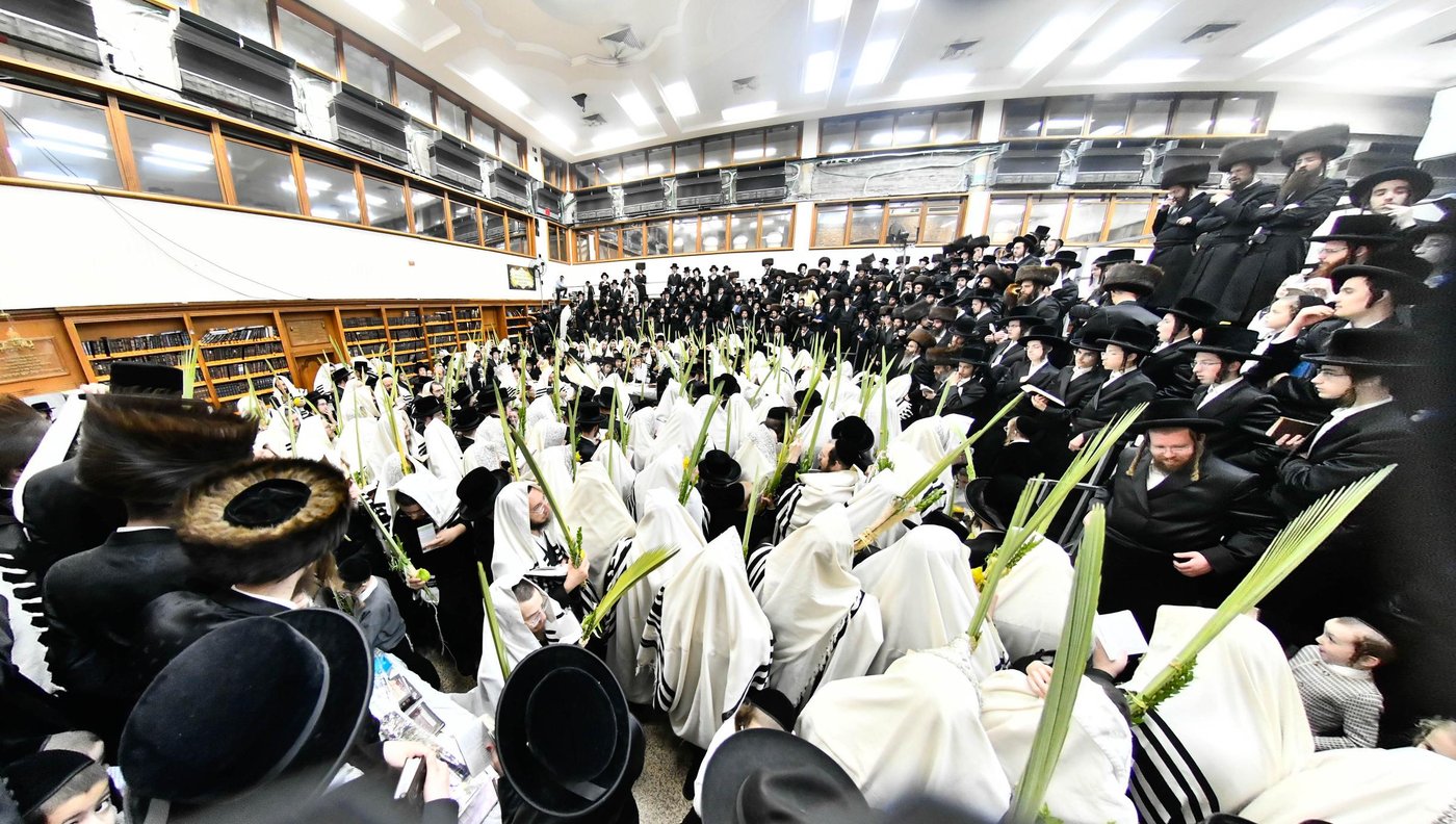 הושענא רבה בחצה"ק רחמסטריווקא