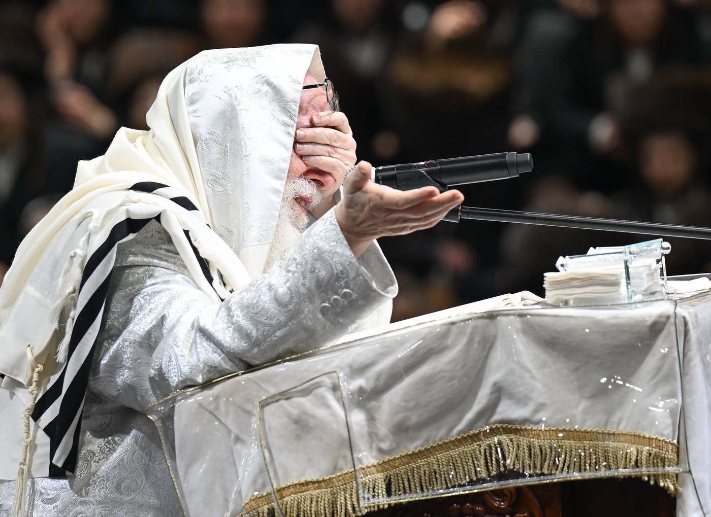 האדמו"ר מצאנז בהקפות שניות