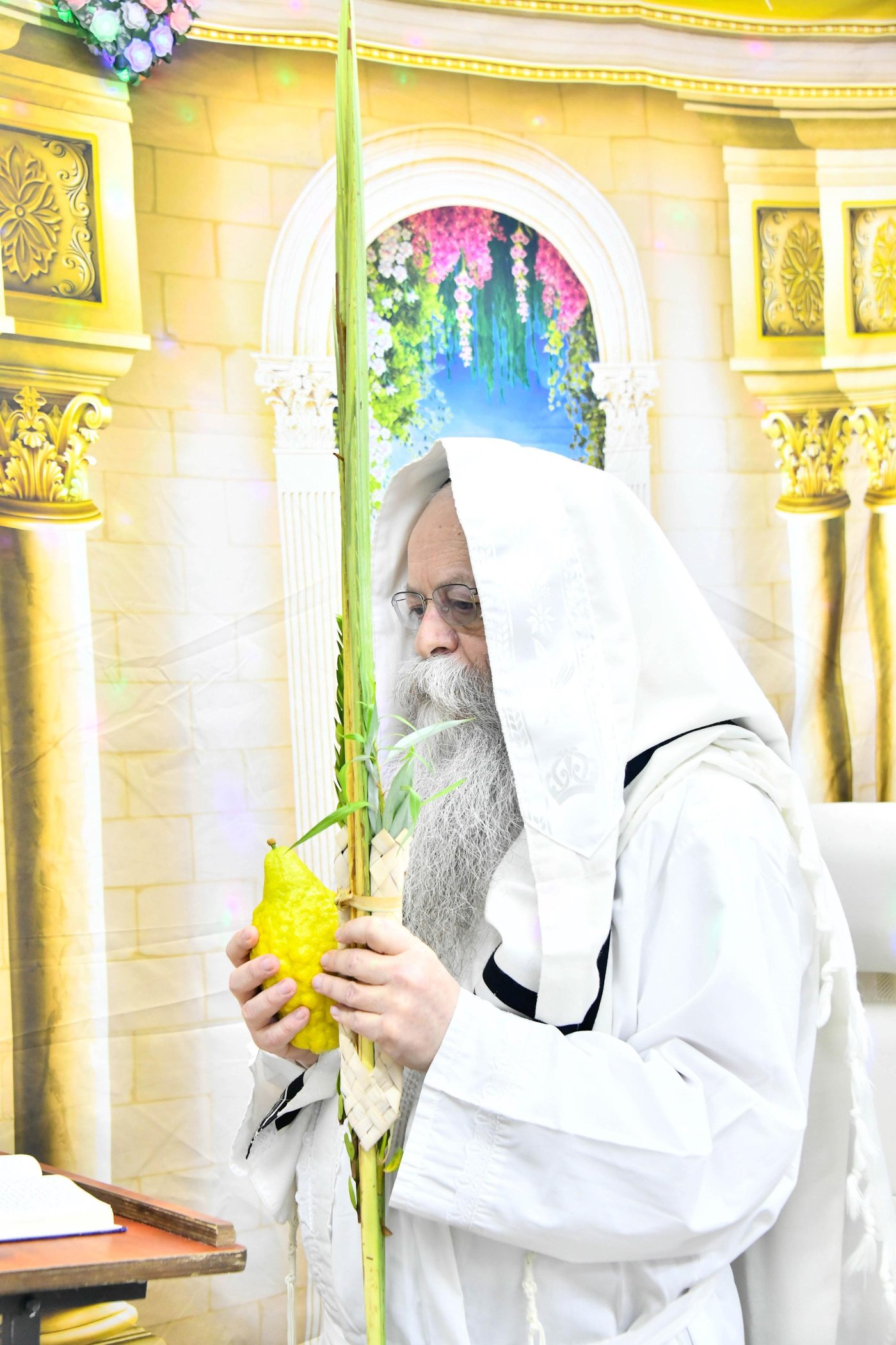 חג הסוכות אצל הגאון רבי שלמה קנייבסקי