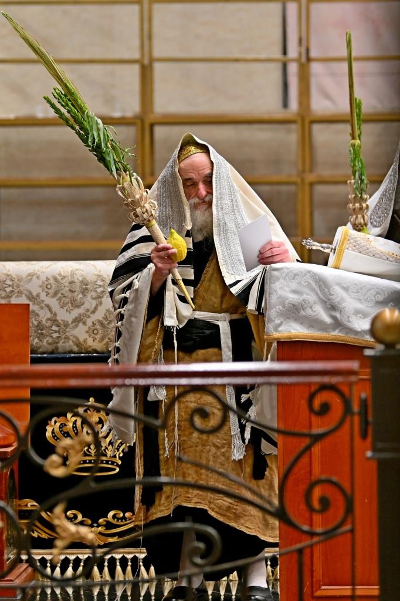 חג הסוכות בחצה"ק ויזניץ