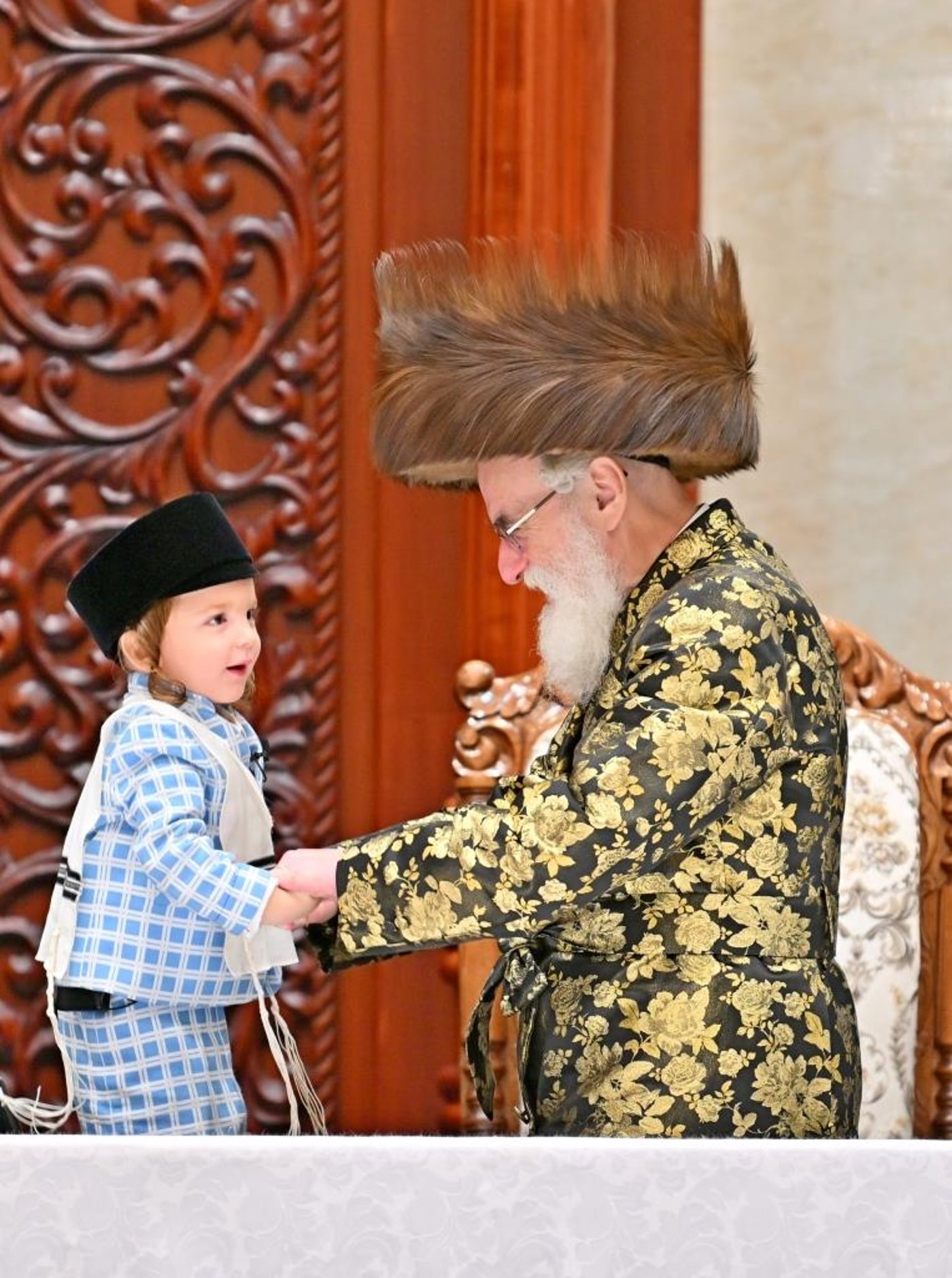 חג הסוכות בחצה"ק ויזניץ