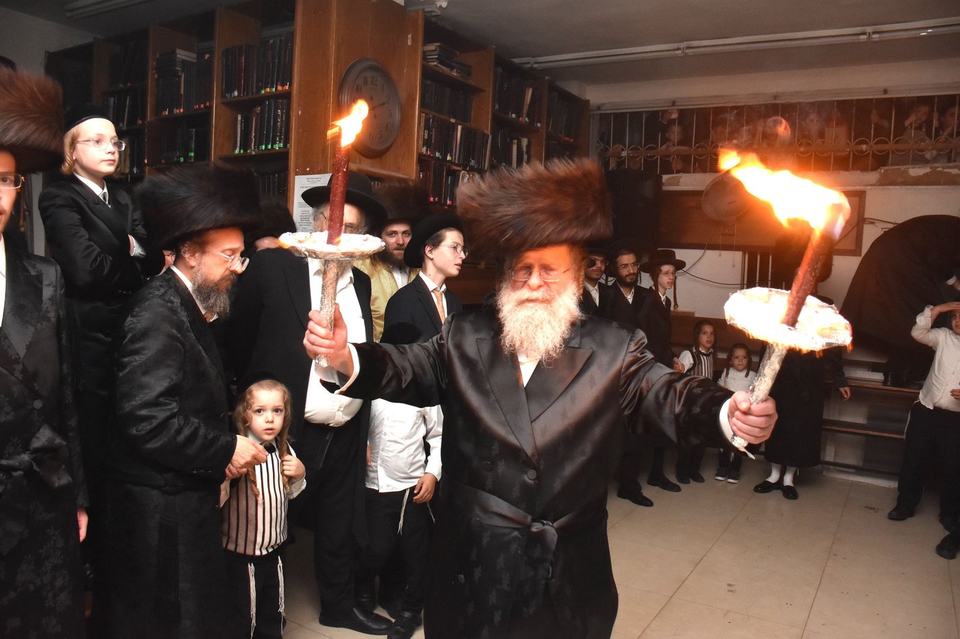שמחת בית השואבה אצל הרה"צ רבי חיים יוסף בידרמן